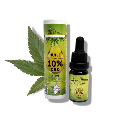 Huile CBD 10% full spectrum CBD'EAU