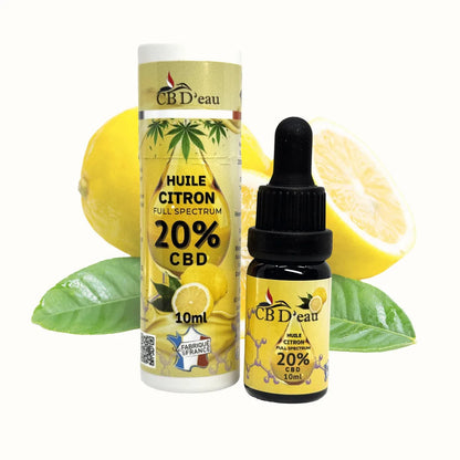 Huile CBD 20% Citron CBD'EAU