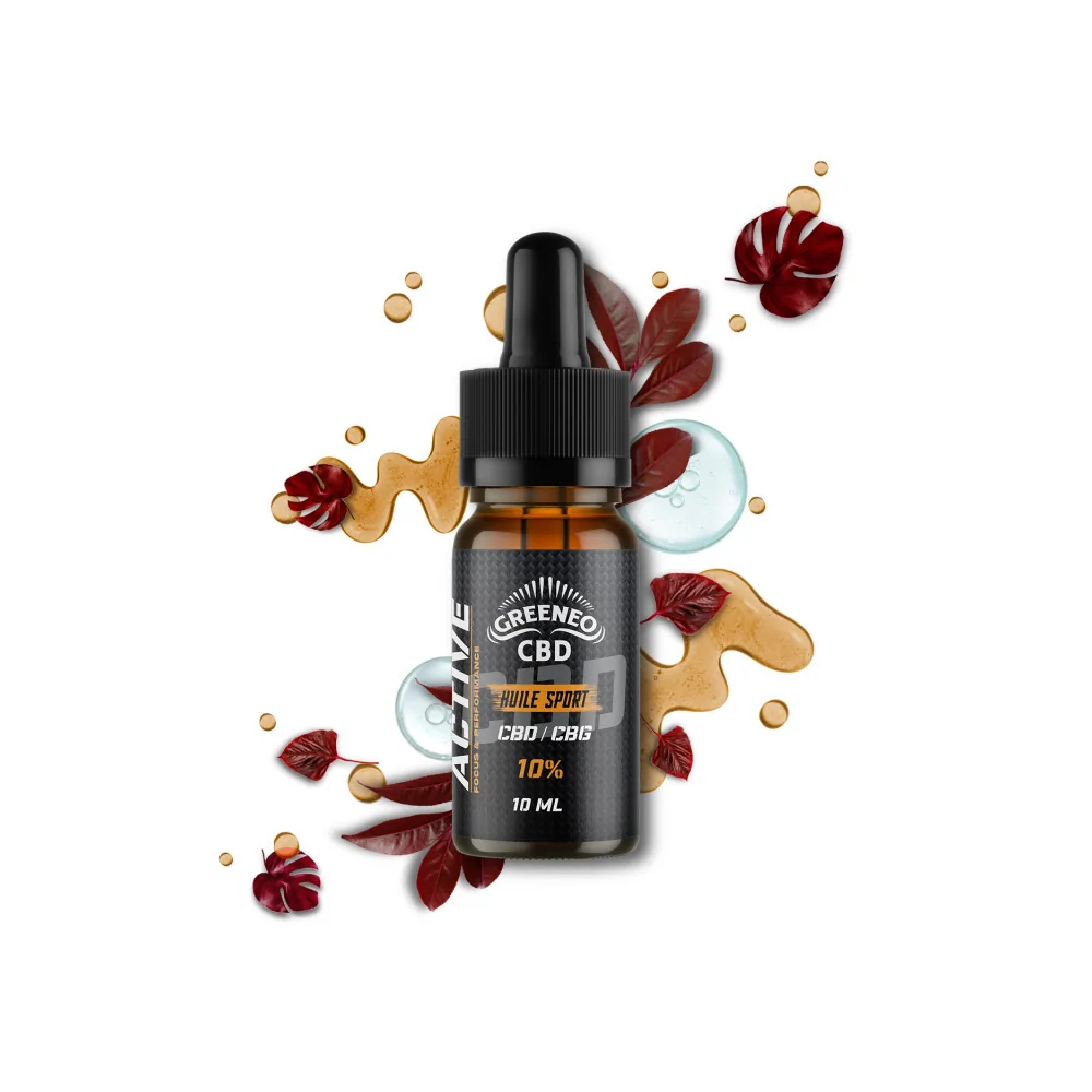 Huile CBD & CBG 10% active GREENEO