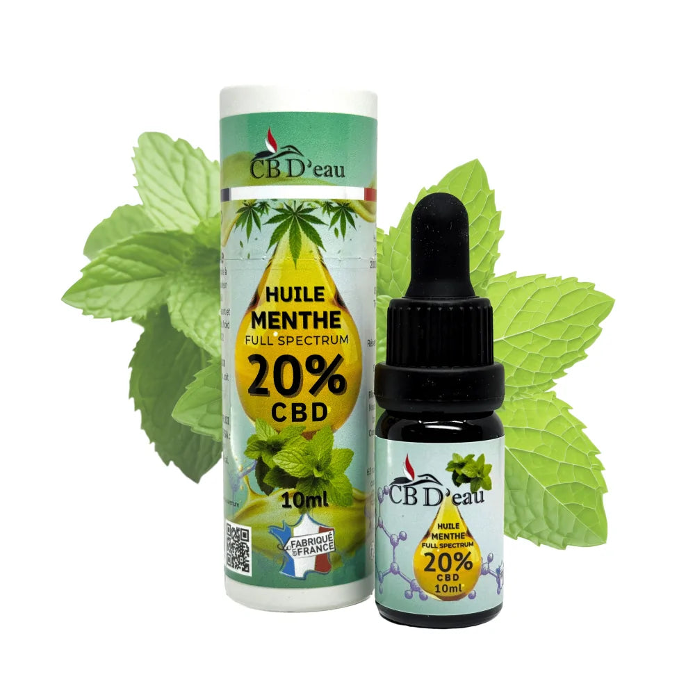 Huile CBD 20% Menthe CBD'EAU