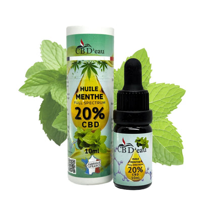 Huile CBD 20% Menthe CBD'EAU
